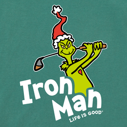Iron Man Grinch Short Sleeve Crusher T-Shirt